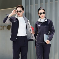 Темно-синий серый двойной слой, чистый хлопок, чистый хлопок 0 усадка