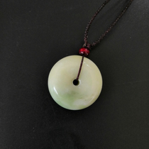 Lantian jade safety buckle pendant pendant natural jade living jade Xian Huaqing Pool Terracotta Warriors and Horses the same style