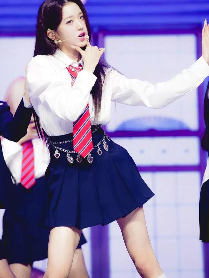 Ive Zhang Yuanying same KPOP women's group playing the campus college style performance service student clothes jk uniform set
