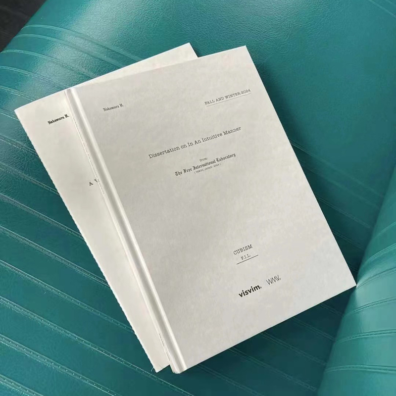 Visvsvm Visvim Fw24 Lookbook Set, Paper Album, Catalog Set of Two Books