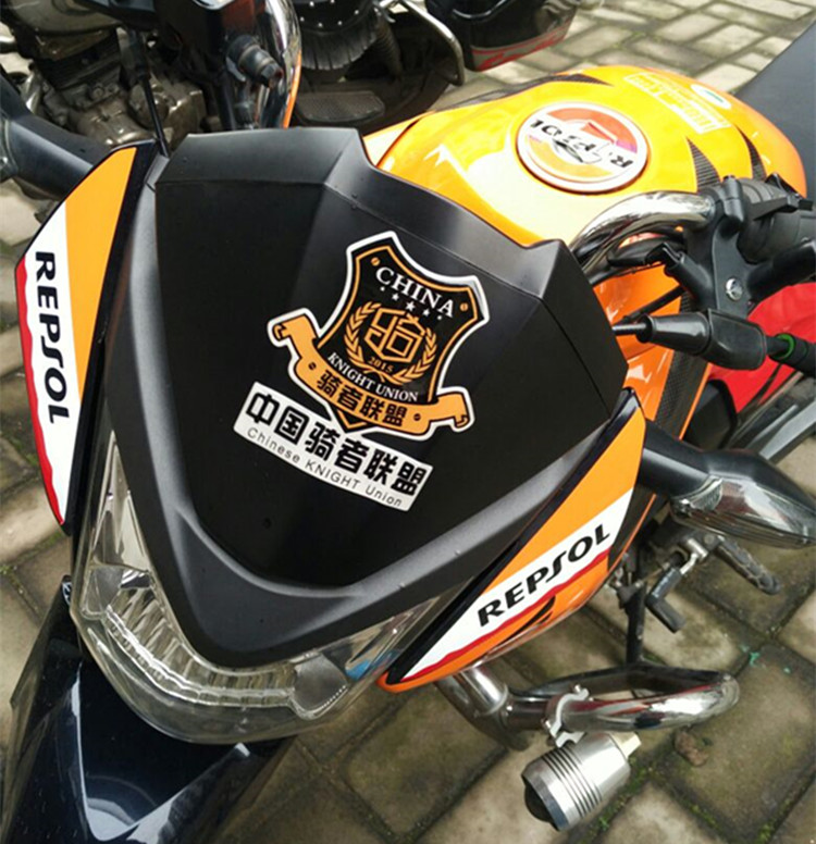 Motorcycle drop glue sticker Personality soft glue logo soft glue sticker Modified sticker Car sticker Reflective patch paper decal car sticker