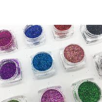 PET eco-friendly color laser gilt powder gallop diatom paste decorative glitter powder 0 4mm