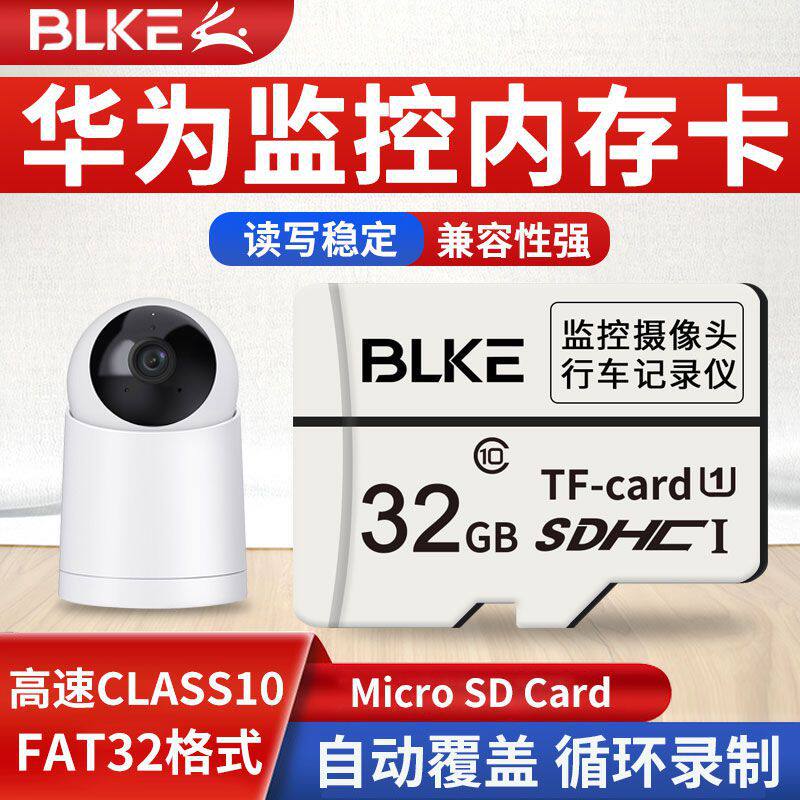 BLKE Surveillance Photographic Lens Memory TF Card 32g High-speed Memory Card Micro SD Card Small Guinea Peacock fat32