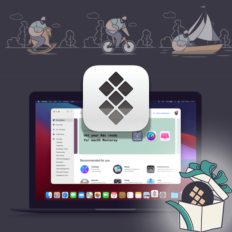 Shipped automatically -- Setapp Mac soft-body big set package gift card code 1312 months