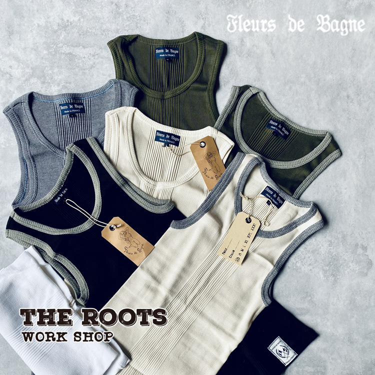 French-Made Fleurs De Bagne Gileton Pure Cotton Knitted Ribbed Slim-Fit Vintage Vest French-Made Fleurs De Bagne Gileton Pure Cotton Knitted Ribbed Slim-Fit Vintage Vest