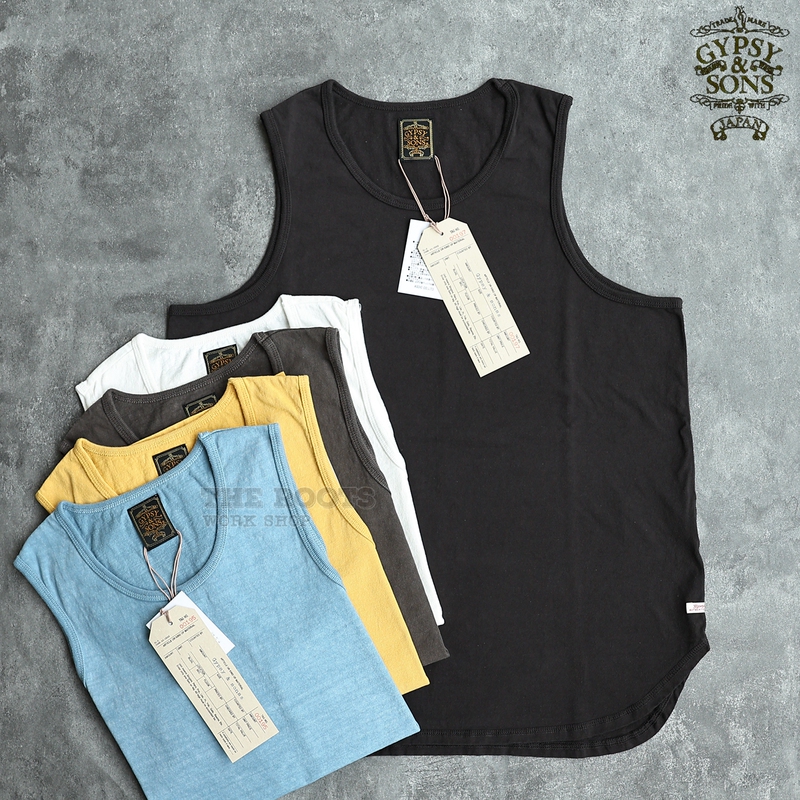 Japanese-Made Gypsy Sons Retro 1950S Baggy Tank Top Refreshing Tank Top