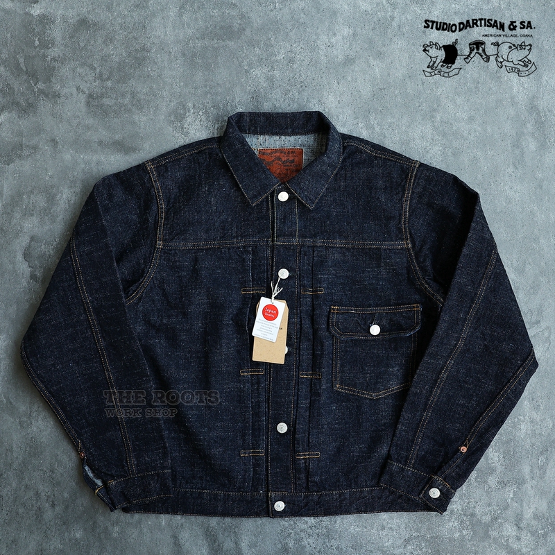 Japanese-Made Studio D'Artisan Piglet Official Agent Gl3 Denim 15oz Denim First-Generation Jacket