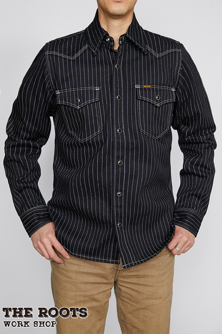 Sold out of Japan Iron Heart IHSH-62 12oz heavy pound pure cotton retro western shirt