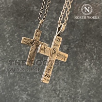 North Works Japanese craftsmen manually American Morgan Coin transform the Cross Pending Necklace Set