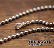 Spot Japan TheFlatHead High-level Lateral R J B craftsman hand-made pure silver Kustom pebble chain
