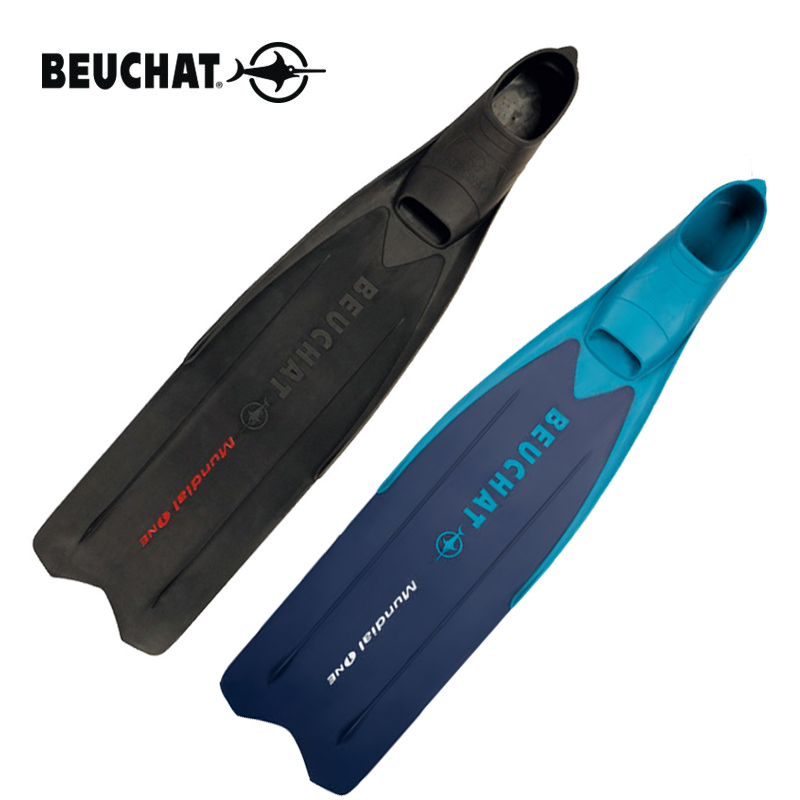 French BEUCHAT MUNDIAL ONE 61cm FREE DIVING LONG FEET WEBBED FOOT FROG SHOES