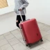 Màu đỏ vali cô dâu của hồi môn của hồi môn hộp nhôm hợp kim xe đẩy lớn trường hợp mật khẩu nam và nữ lên máy bay - Va li