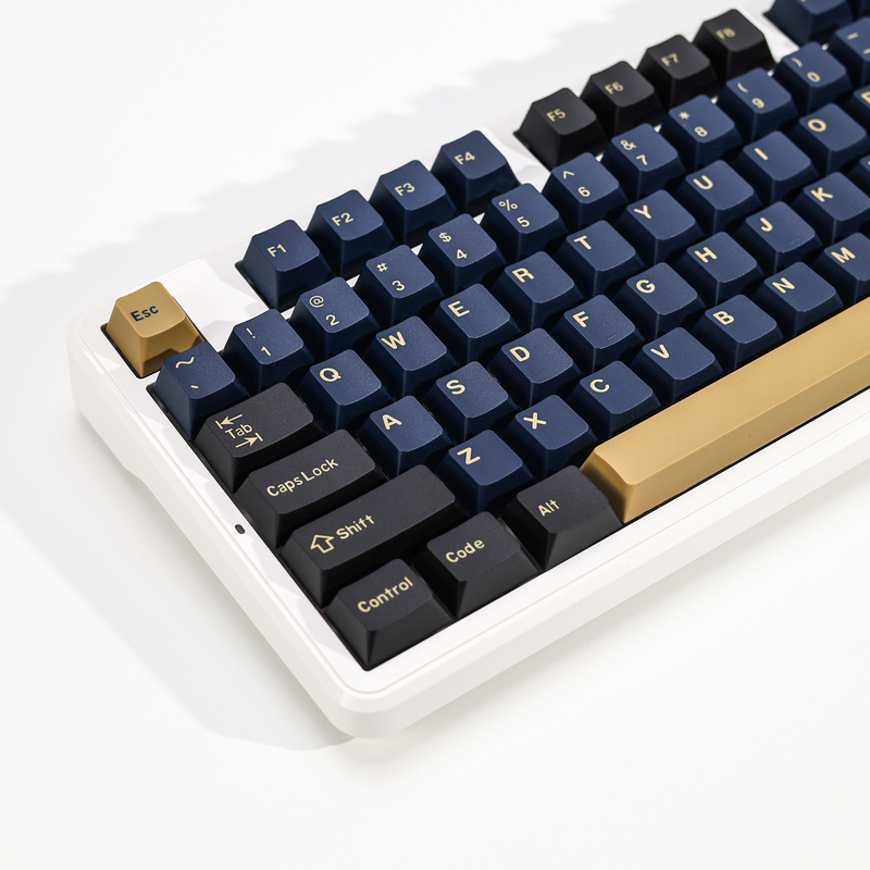 Gmk Blue Samurai Keycaps Original Height Pbt Double-Shot Injection Full Set K75 Alice 68 87 98 108 Gmk Blue Samurai Keycaps Original Height Pbt Double-Shot Injection Full Set K75 Alice 68 87 98 108