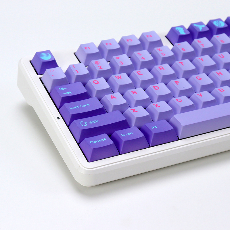 Gmk Vaporwave Keycaps Five-Sided Dye-Sublimation Oem Profile Cherry Full Set Mechanical Keyboard Gmk Vaporwave Keycaps Five-Sided Dye-Sublimation Oem Profile Cherry Full Set Mechanical Keyboard
