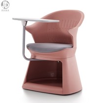 Railwheel Conference Chair Hotel negotiates chairCreative Campus Discussion Chair European Makaron Plastic Bench with Table Board