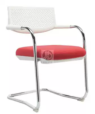 Fashion stacked office chair bow foot conference chair plastic back chair staff office chair breathable staff conference chair