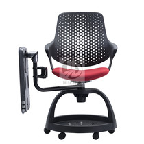 Export breathable training chair with upper font board Learning chair Table and chair Integrated recording chair Flip conference chair
