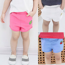 Break code clearance girls denim shorts children summer Korean version of the little girl outside the pants baby foreign style 3 years old 1