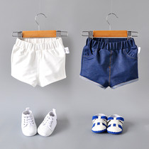 Pick up leaks and clear the warehouse girls summer new denim shorts childrens outer wear pants female baby foreign hot pants 3 years old 1