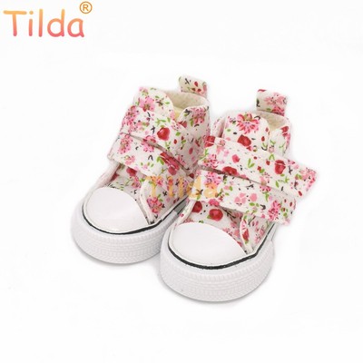 taobao agent Tilda 1/4 canvas shoes BJD Minifee 20cm Cotton Cotton Paton Paola Reina baby shoes