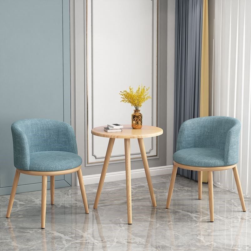 Creative combination light luxury Nordic style leisure balcony small table and chair set coffee table round table and chair