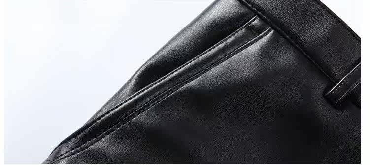 Pantalon cuir homme droit pour hiver - Ref 1493487 Image 22