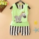 Váy bé trai hè 2018 mới set bé tay ngắn hai dây set 1-3 tuổi 45 quần hè hè màu sắc phù hợp với thủy triều mỏng