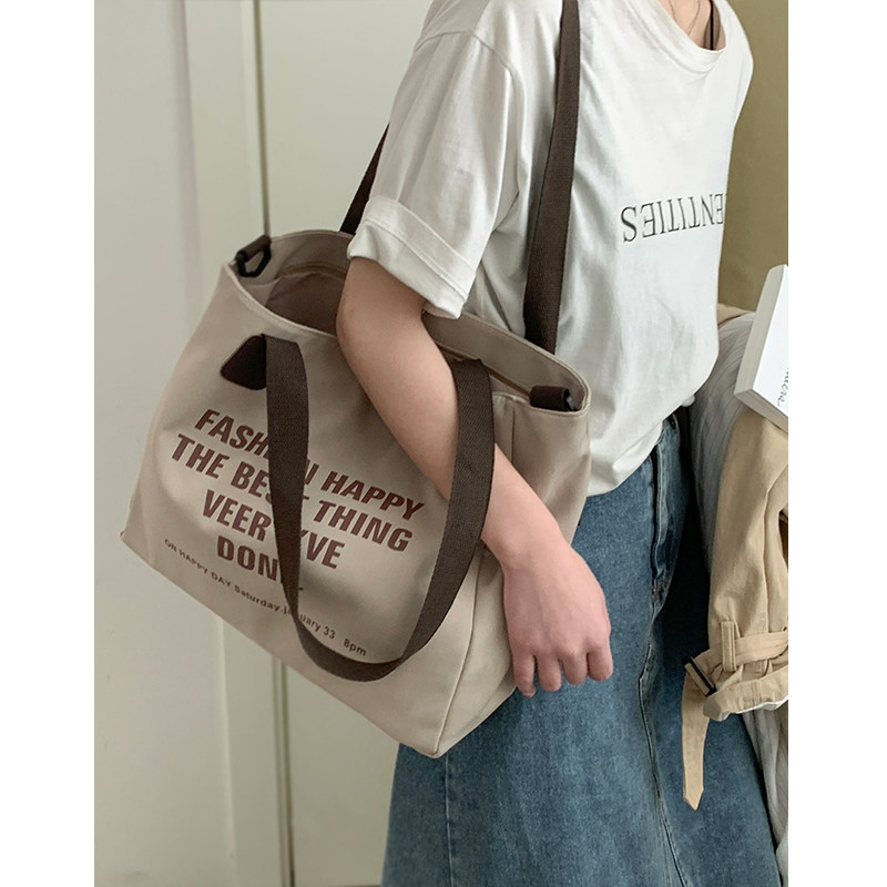 Inclined Satchel Mother & Baby Sails Bag 2021 New Fashion Large Capacity Portable Bags Out Of Light Cloth Bag Mommy Bag