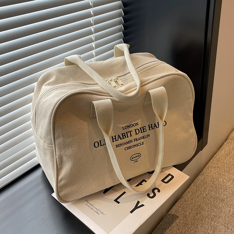 Capacious bag for traveling, fashionable sports yoga clothing, Korean style