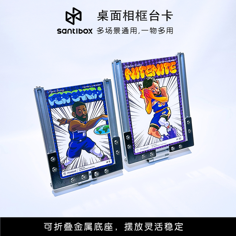 Aluminum Profile Photo Frame, Metal Picture Frame, Desktop Poster Display Frame, Menu Stand, High-Transparency Acrylic Table Card Display Frame
