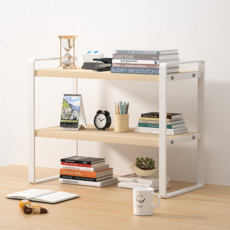 Table shelves Easy multilayer bookshelves Table of shelves Office table Desks Dorm small layered finishing shelves