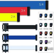 Stainless steel guardrail railing isolation belt Elastic one meter line shrinkable fire printable warning isolation fence warehouse