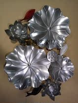 Wrought Wall Lotus lotus leaf art deco sofa background hotel living room Beauty Salon Bar decorations