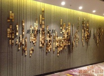 European metal three-dimensional wall decoration handmade wrought iron abstract decorative wall wall decoration