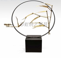 Modern Chinese Home Living Room TV Cabinet Xuan Guan Like Board Soft Decoration Swing Piece Office Upscale Crafts