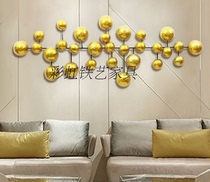 Wrought Wall Lotus lotus leaf art deco sofa background hotel living room Beauty Salon Bar decorations