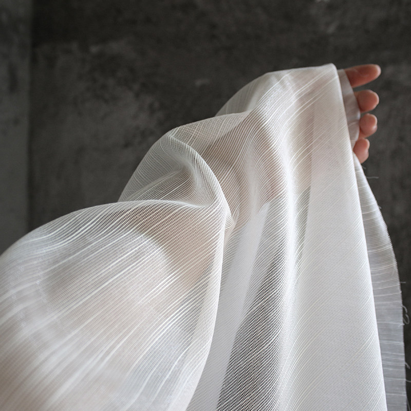 Nangyin Creative Designer Fabric stereo special magma process hollow cotton hemp muscle fabric high grade