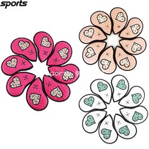 South Korea SELMO golf accessories ins trend 23 years rivet love leather protection iron set 8 pieces