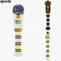 韩国Madcattos高尔夫配饰23年针织毛绒球一号木球道木杆套