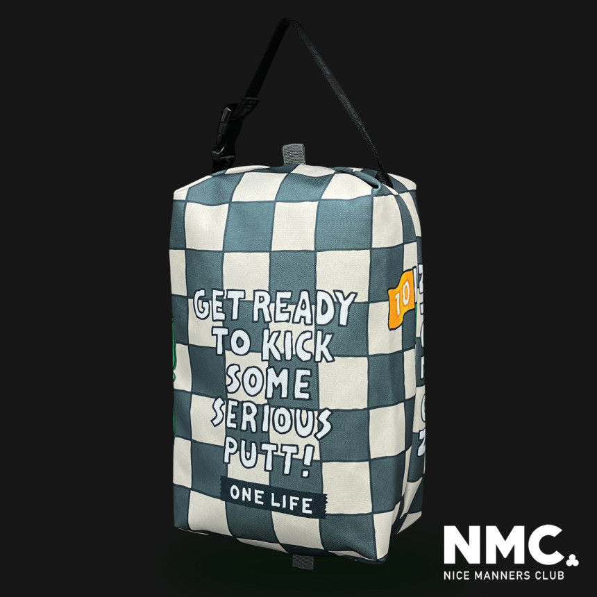 Сумка для обуви – гольф 韩国代购nmc高尔夫配饰25新款旅行运动户外棋盘格手拎包鞋包球袋 3