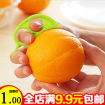 Creative Home Mouse Orange Opener Convenient Mini Orange Peeler Cute Plastic Orange Peeler Fruit Peeling