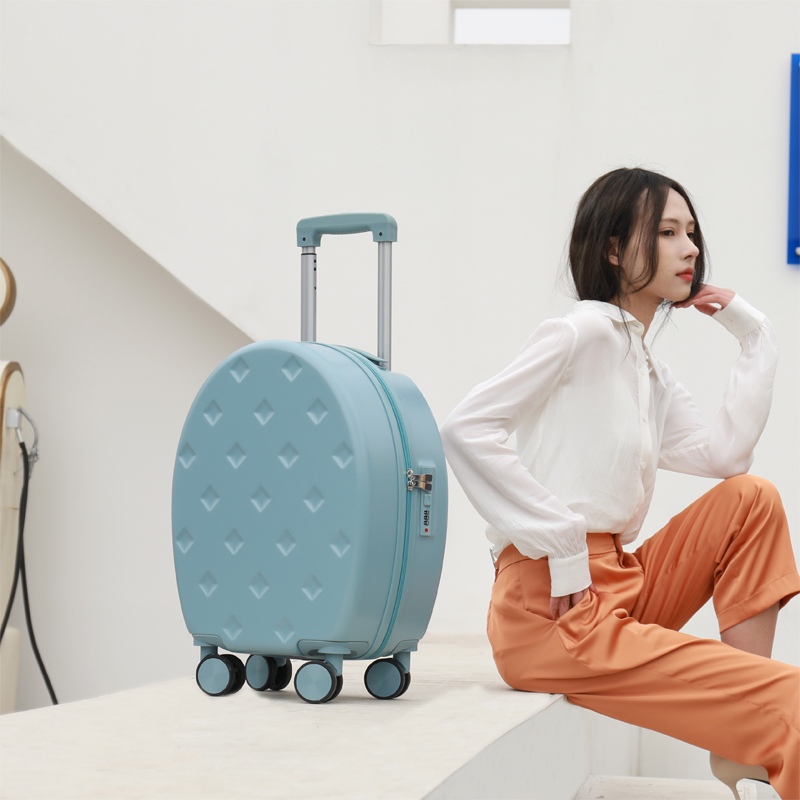 Small suitcase 18 inch mini freshener case light pull rod 16 female suitcase with small leather case password