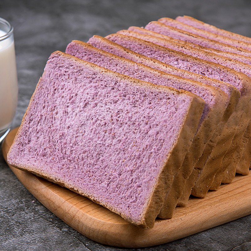 紫薯全麦面包片健身代餐减0脂粗粮饱腹零食品非无糖整箱早餐吐司
