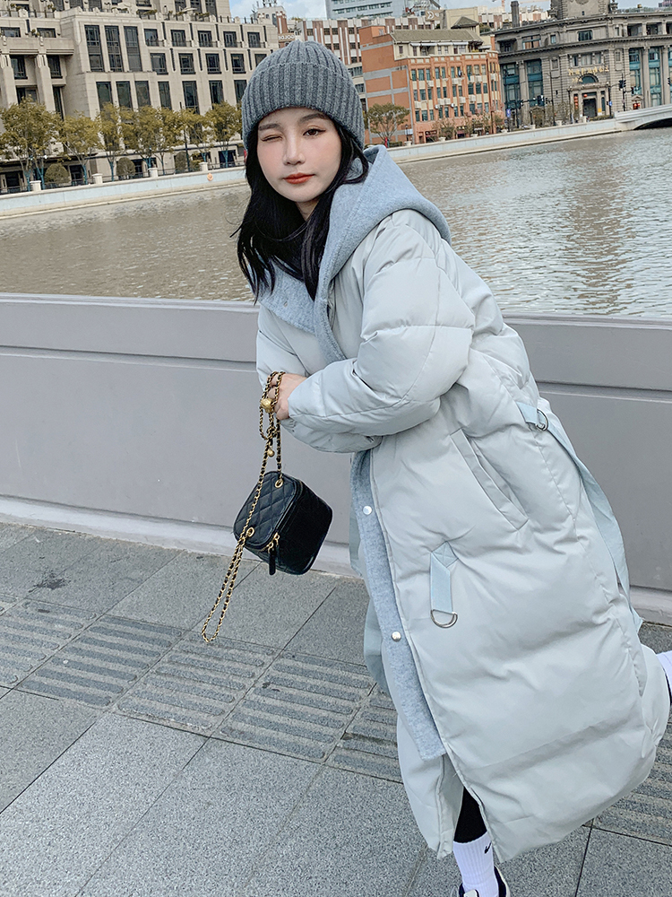 Set, winter down jacket with hood, 2023, Korean style Set, winter down jacket with hood, 2023, Korean style