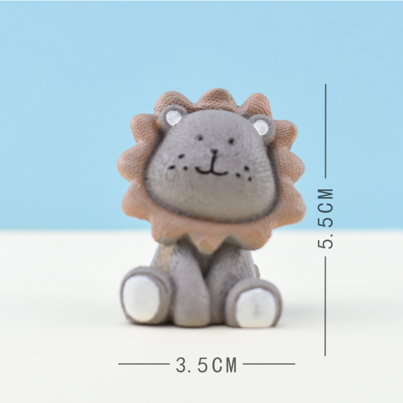 Trang trí bánh nướng Jungle Little Lion Little Sun Doll Doll Kids Kids Party Dress Up Gift - Trang trí nội thất dcor shop phụ kiện trang trí nhà đẹp