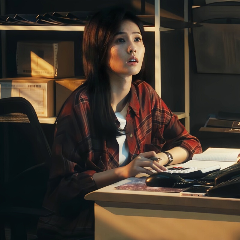 Red Plaid Shirt for Women, Casual Loose Fit, Versatile Top for Spring and Summer, Similar to the Style Worn by Bei Shang Bai Lu and Xia Fenghua