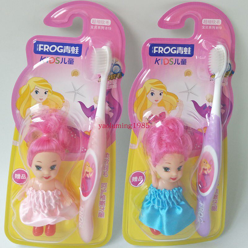 12 50 yuan FROG Frog Children's toothbrush 819 toothbrush ultra soft fine hair 6 - 12 years old