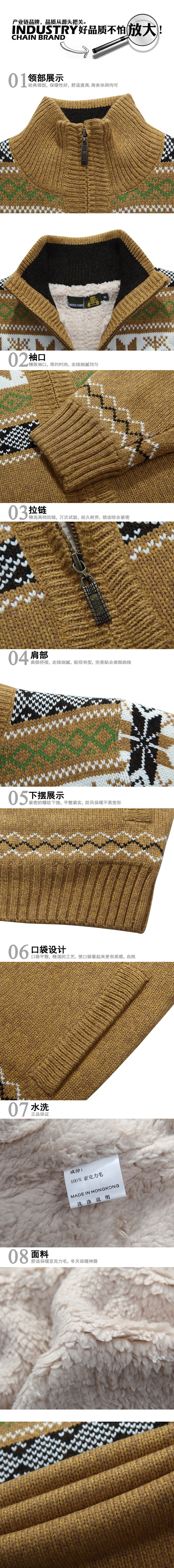 [Đặc biệt hàng ngày] Áo len cardigan cho nam mùa đông của David áo phao nam