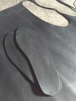 Black first-layer cowhide boutique insole Pure genuine leather insole