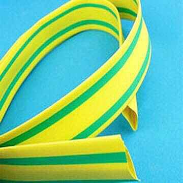 35 Yellow-green bicolor heat-shrink tube environmentally-friendly low temperature heat-shrink sleeve 25 m vol.